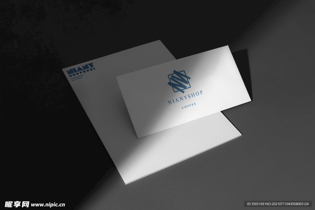 纸张笔记名片品牌VI样机