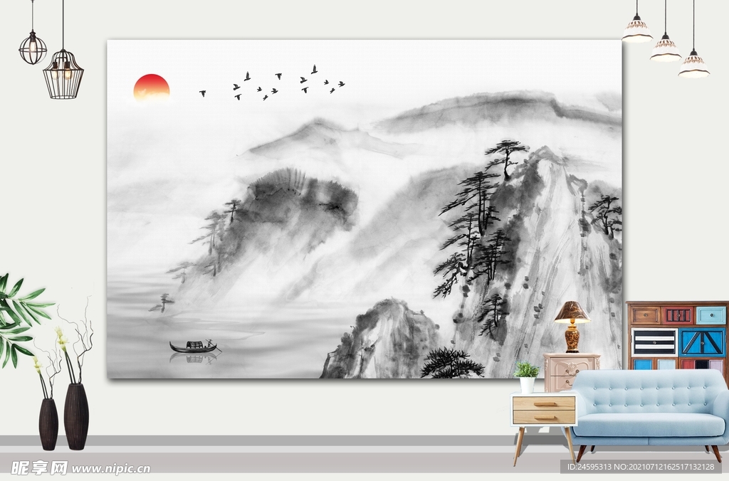 山水画 