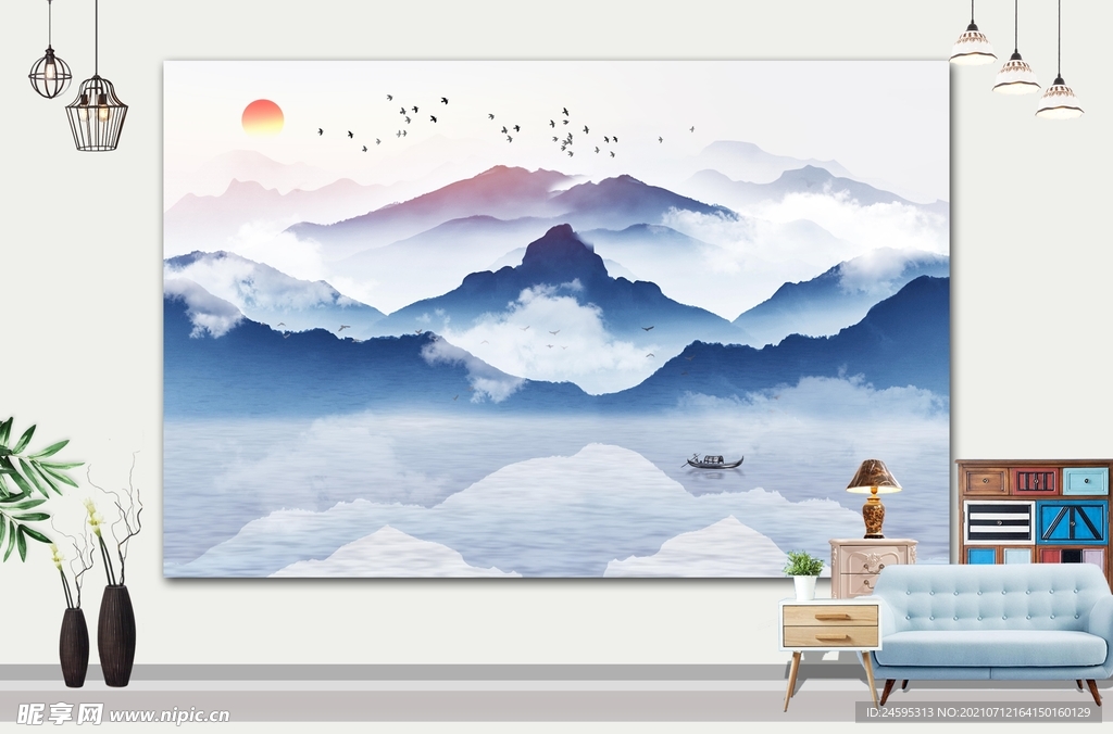 山水画 