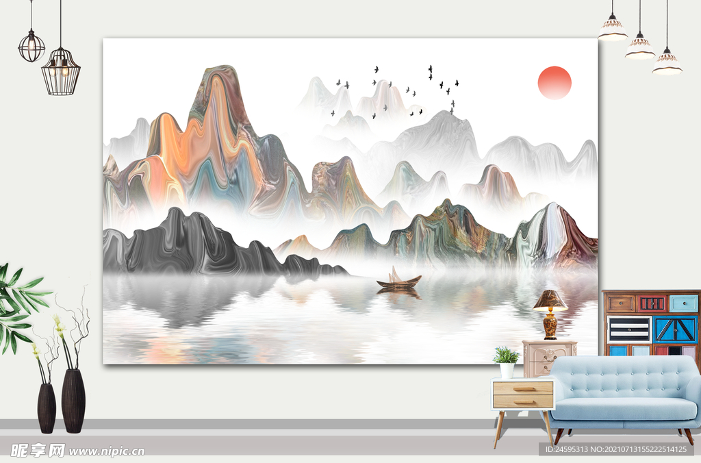 山水画 