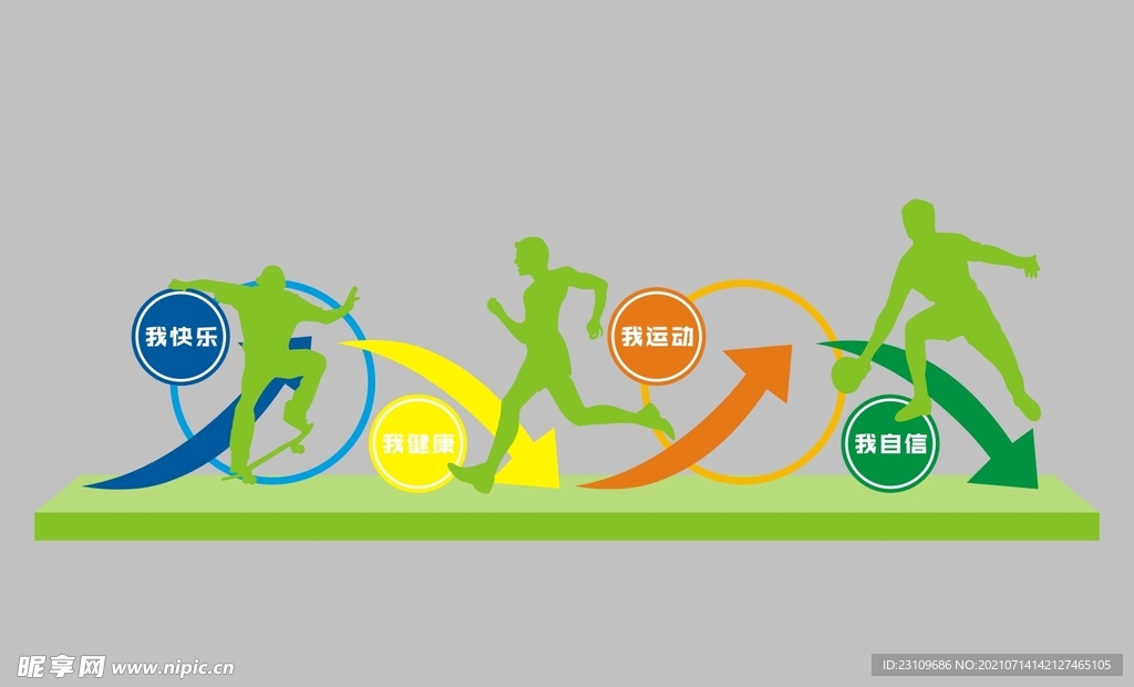 健康公园标识牌