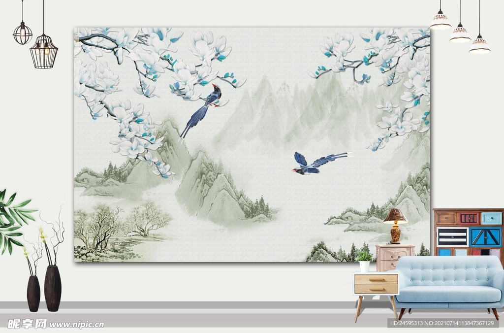 山水画 