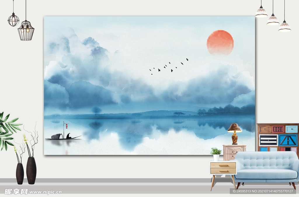 山水画 