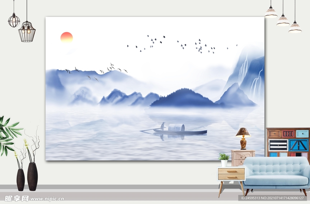 山水画 