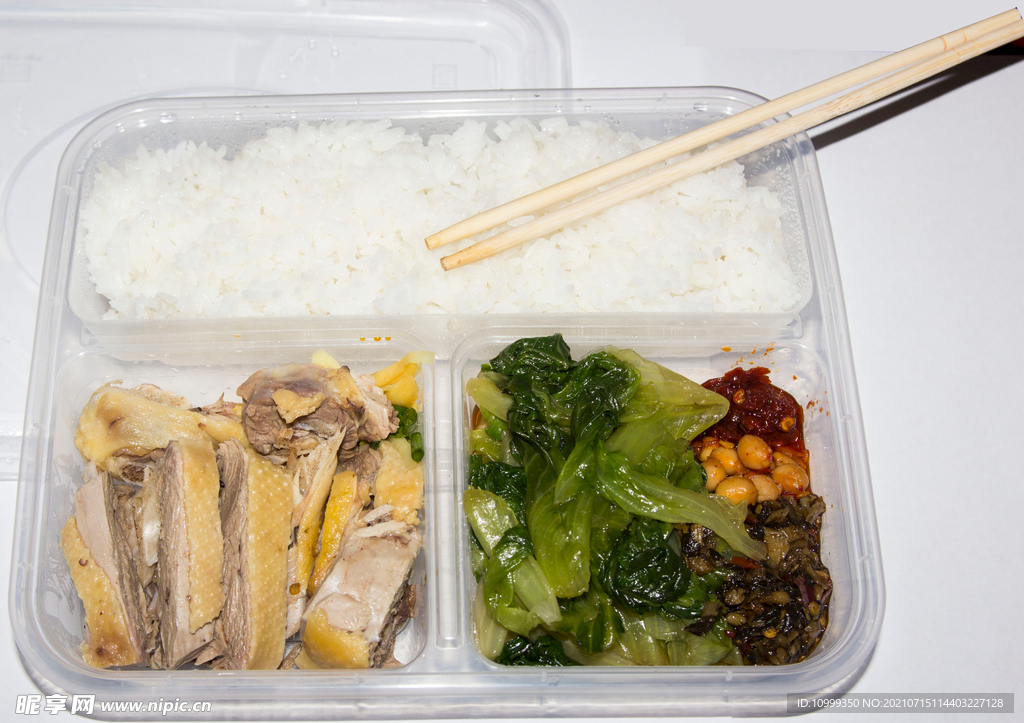 高清白切鸭饭