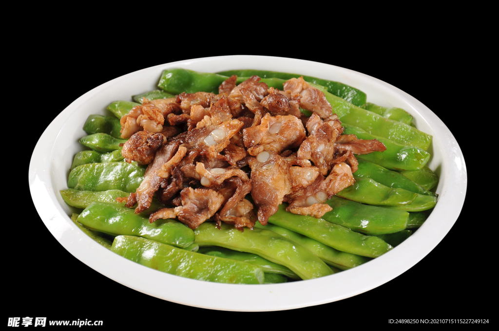 脆骨焖油豆