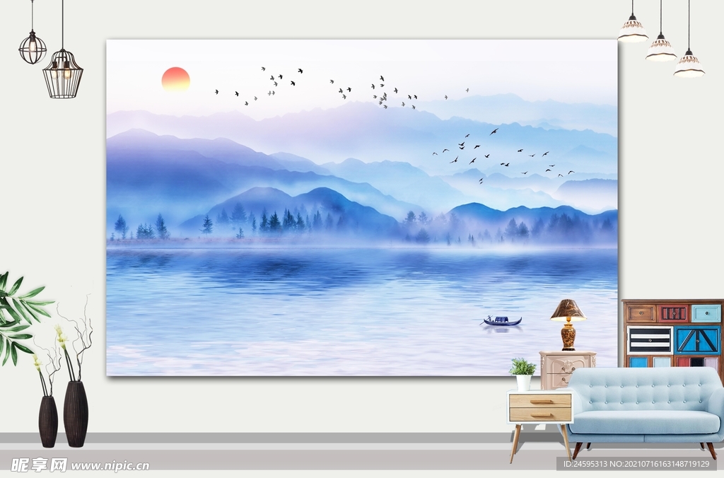 山水画 