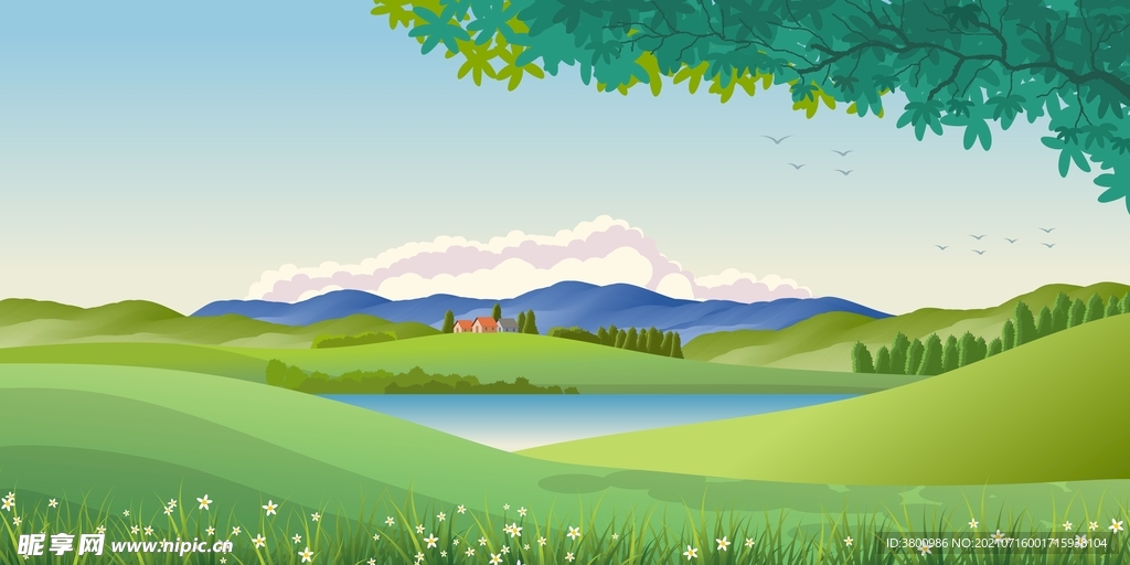 风景插画
