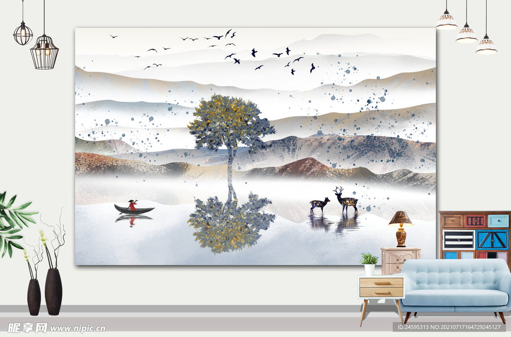 山水画 