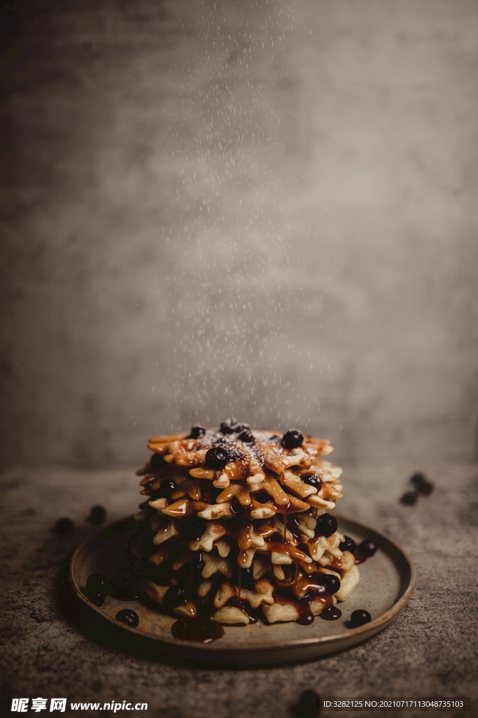 美食摄影之精致甜品早餐