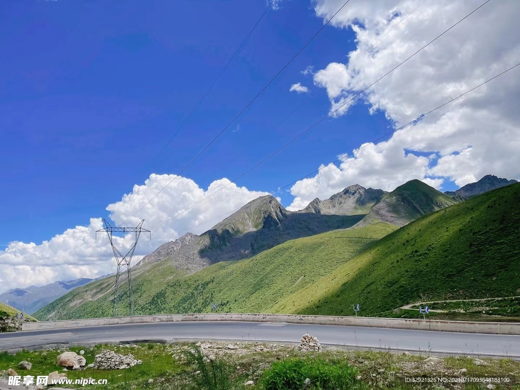 折多山风景图
