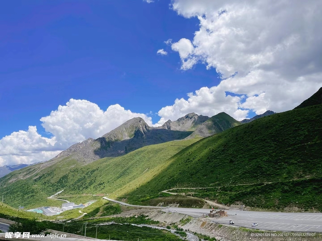 折多山风景图