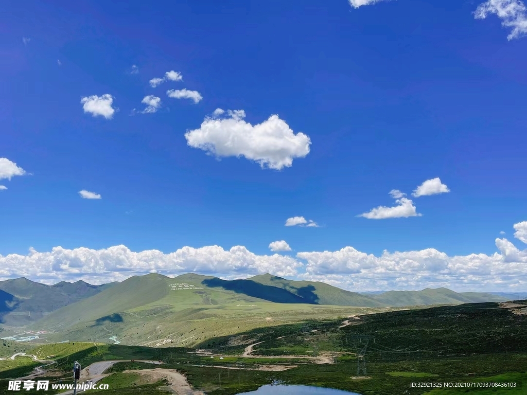 折多山风景图