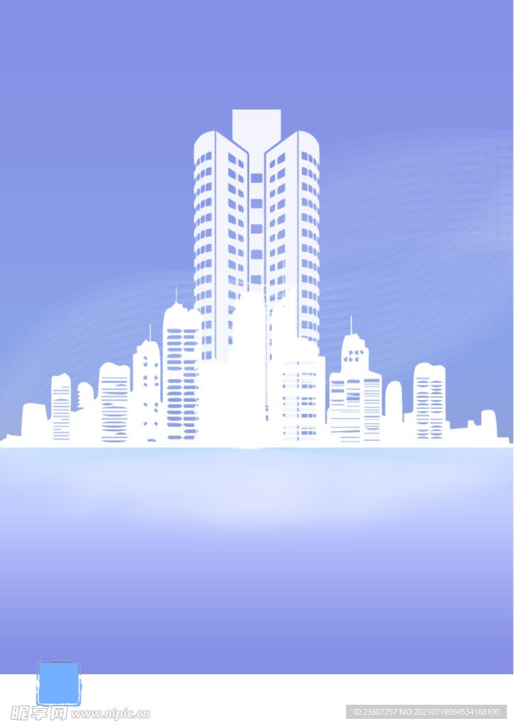 城镇海报背景