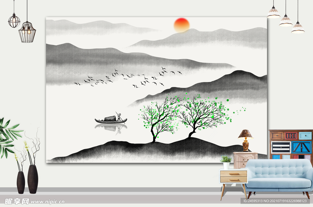 山水画 