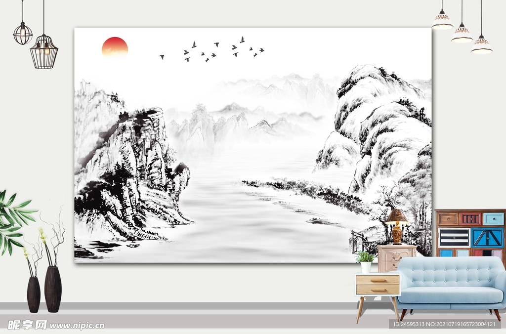 山水画 