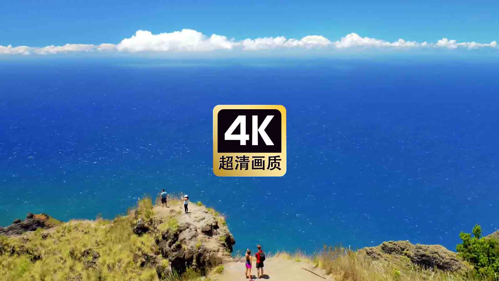 短视频素材航拍海边游玩的人群