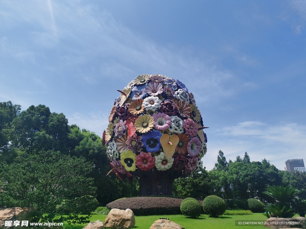 美丽绿化园艺花坛花艺造型