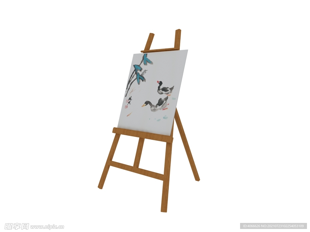 画架3d模型