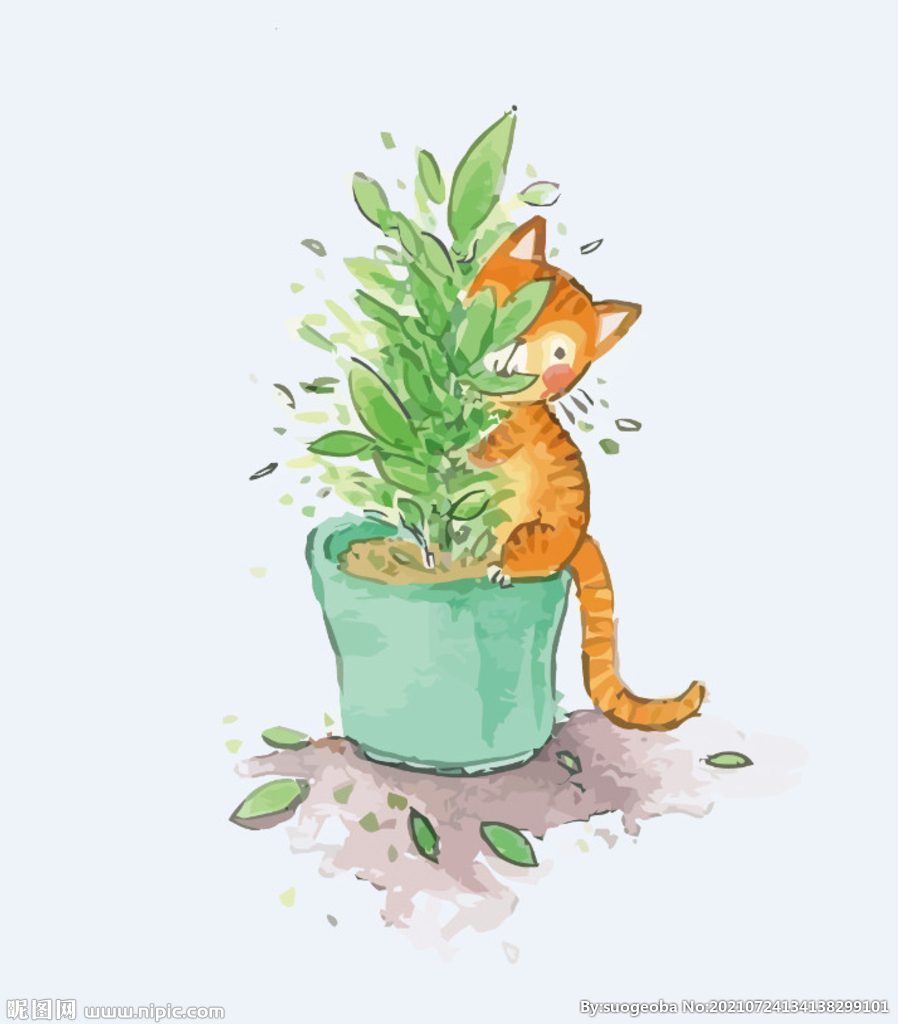 png格式植物花卉手绘素材