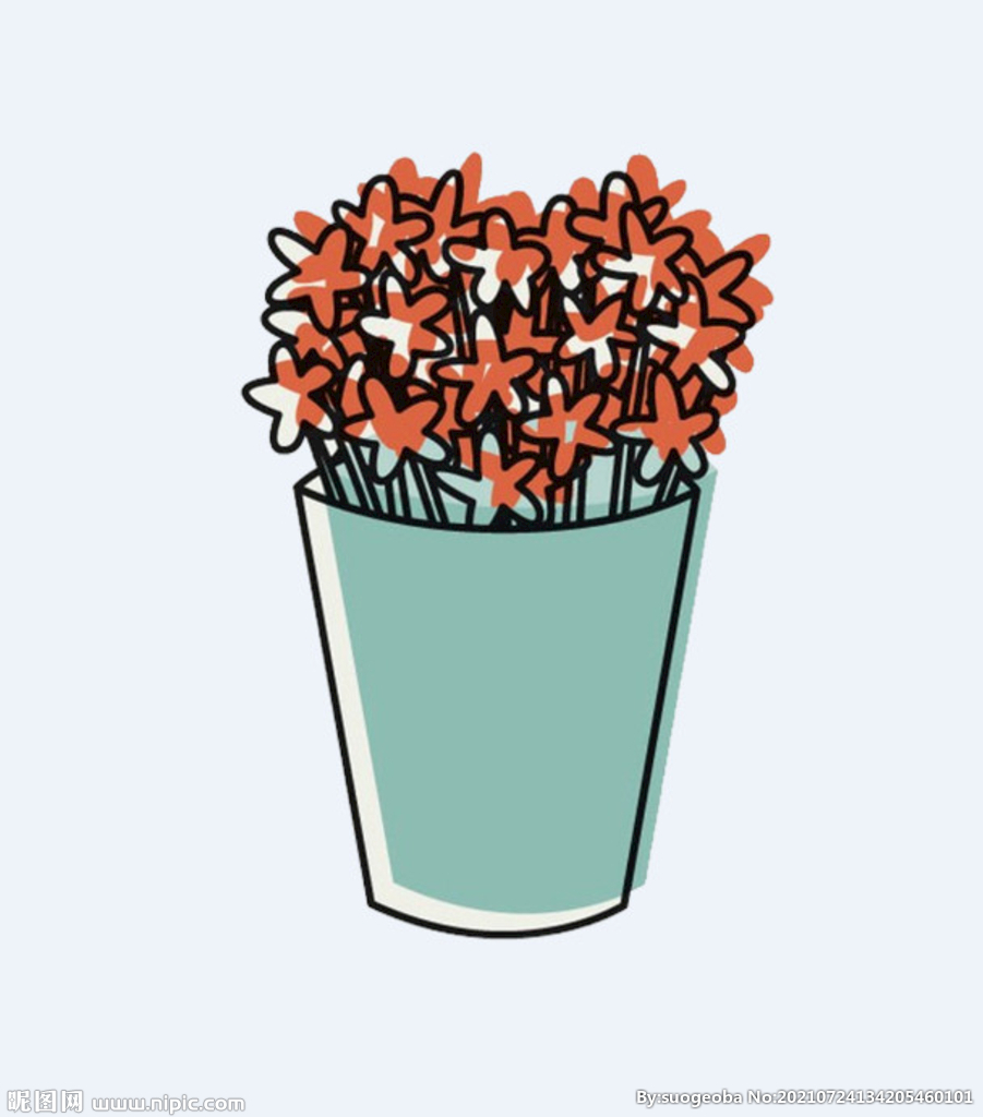 png格式植物花卉手绘素材