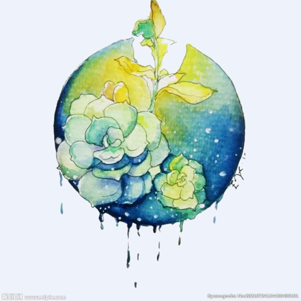 png格式植物花卉手绘素材