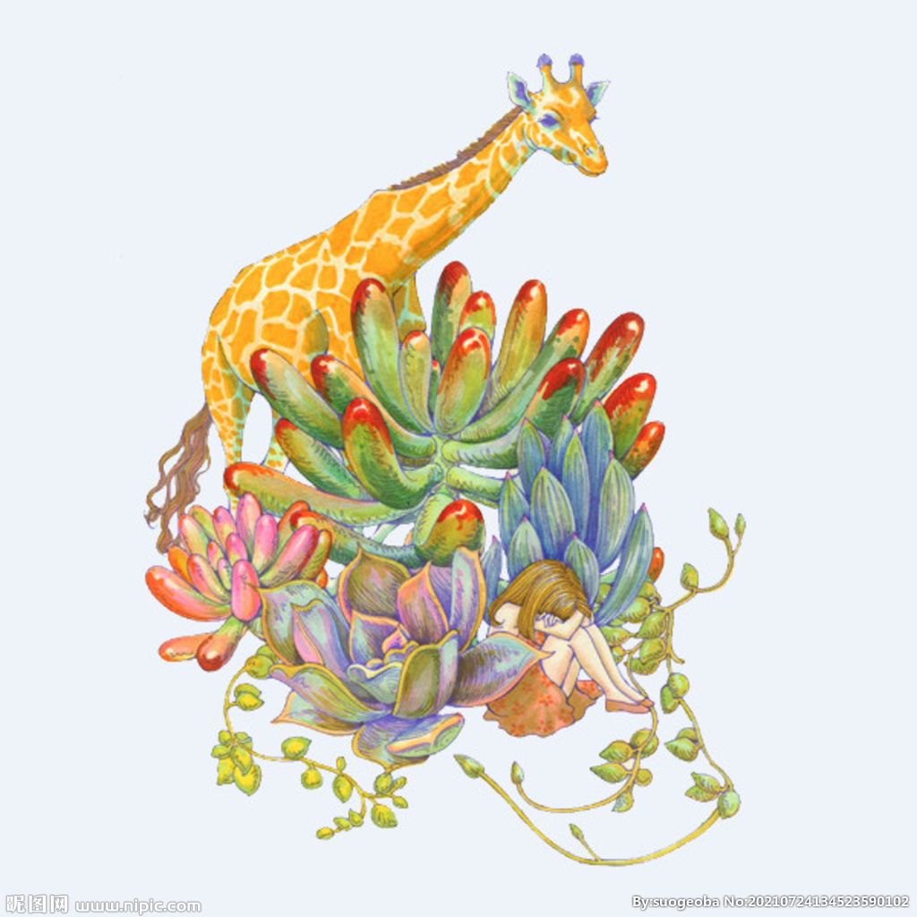 png格式植物花卉手绘素材