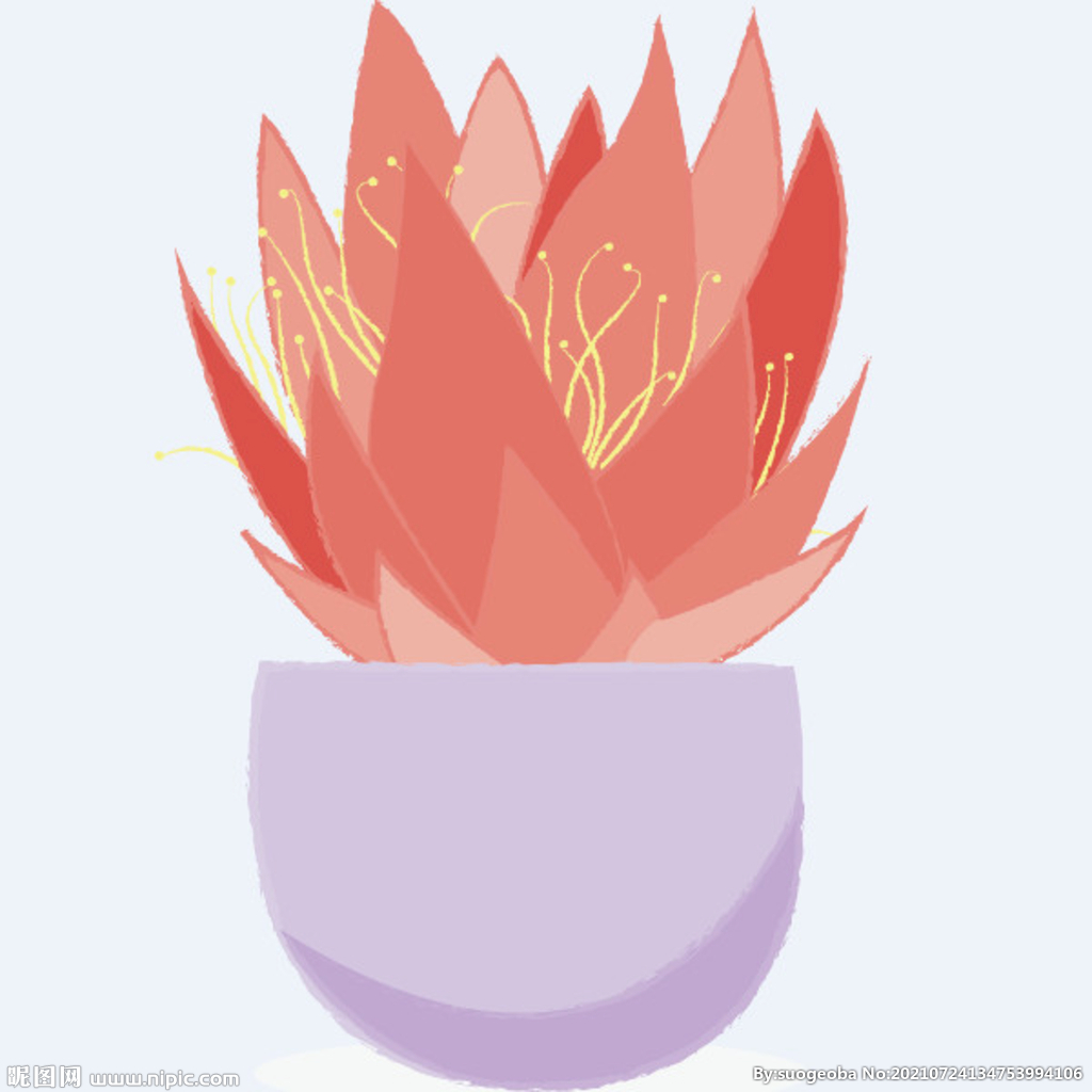 png格式植物花卉手绘素材