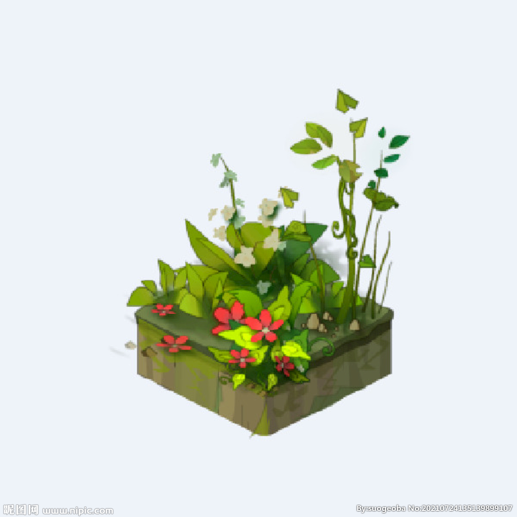 png格式植物花卉手绘素材