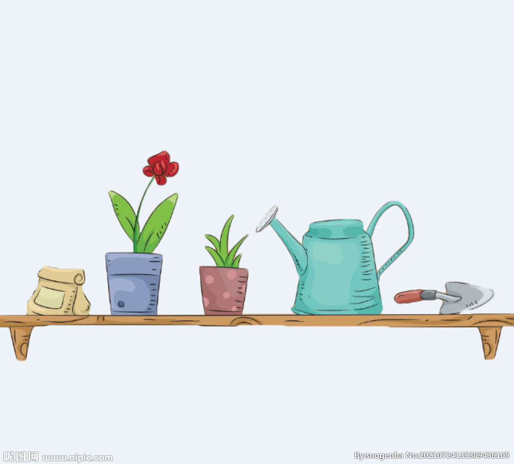 png格式植物花卉手绘素材