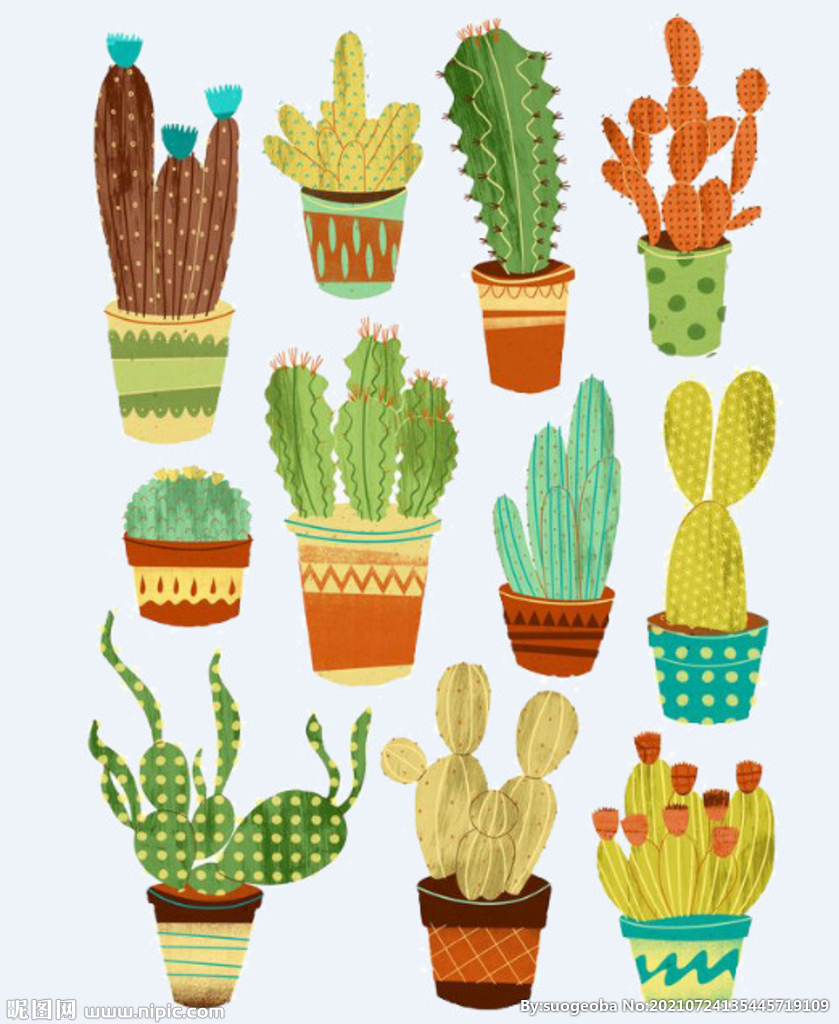 png格式植物花卉手绘素材