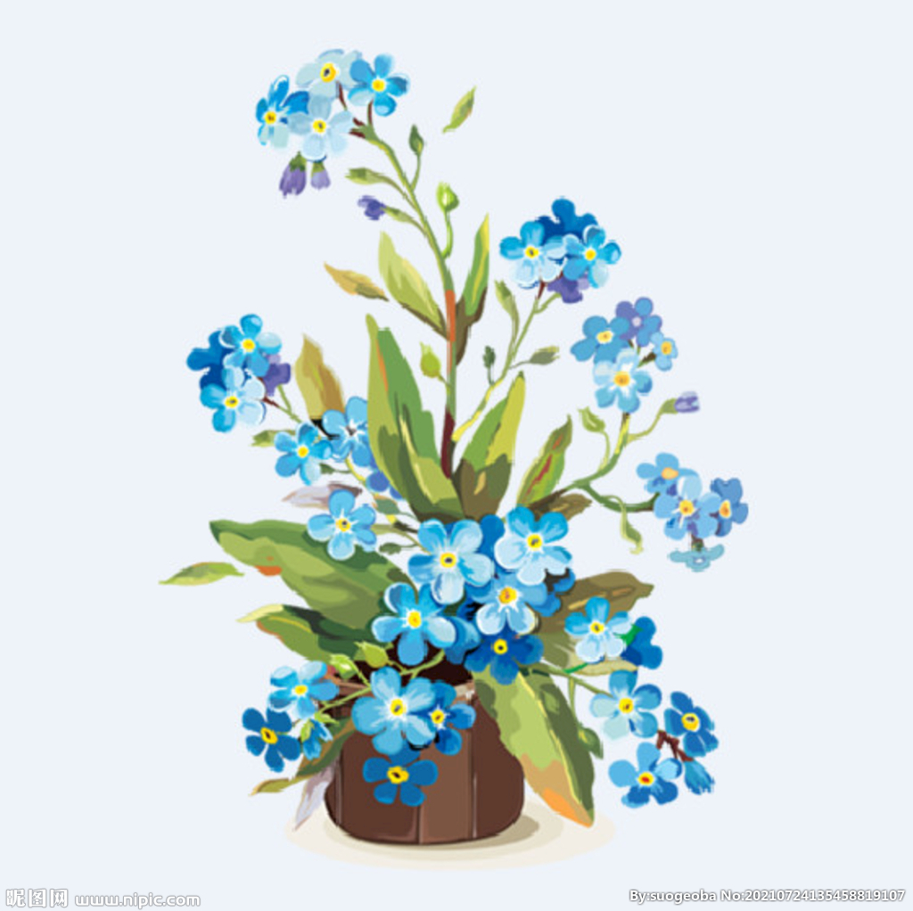 png格式植物花卉手绘素材