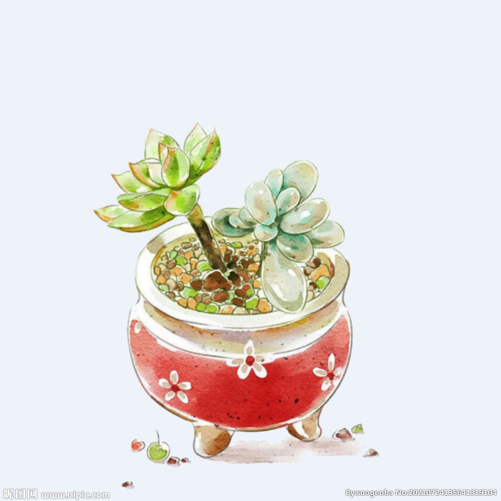 png格式植物花卉手绘素材