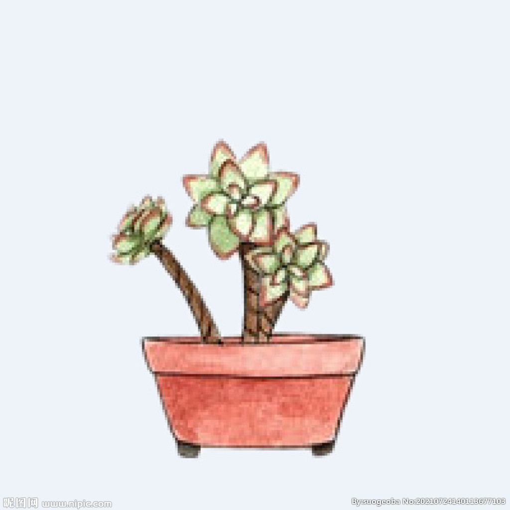 png格式植物花卉手绘素材