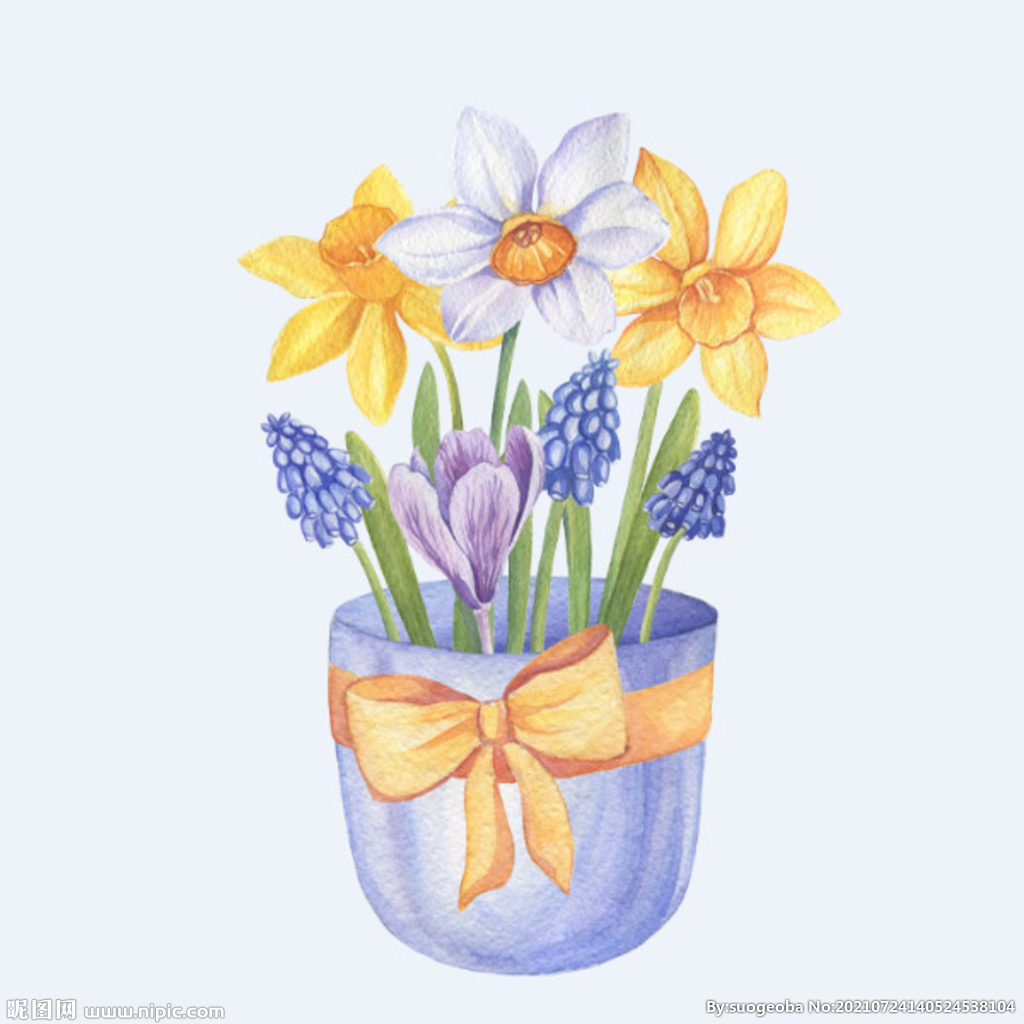 png格式植物花卉手绘素材