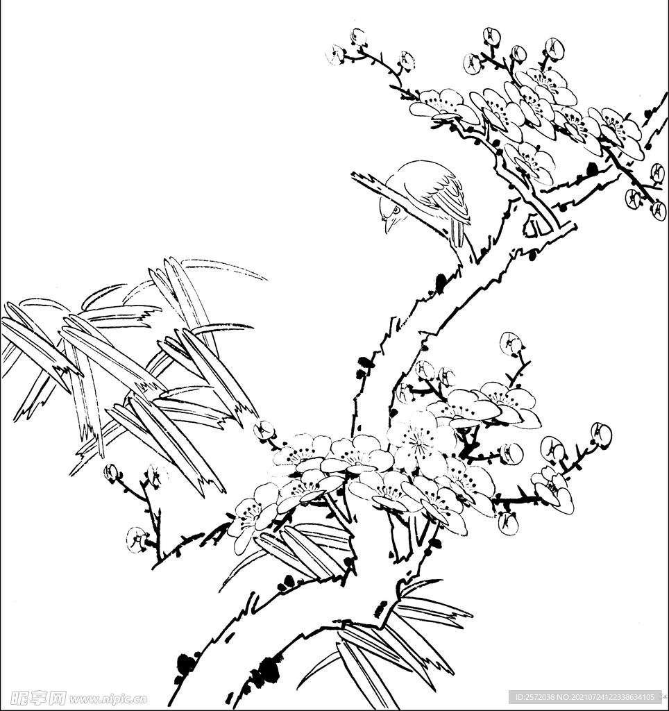 梅竹图
