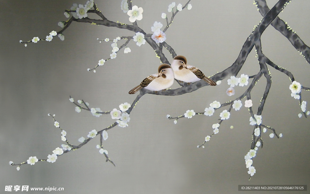 装饰画 花鸟画 新中式 山水 