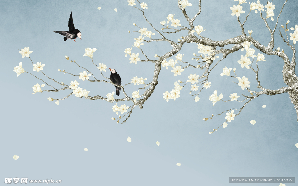 装饰画 花鸟画 新中式 山水 