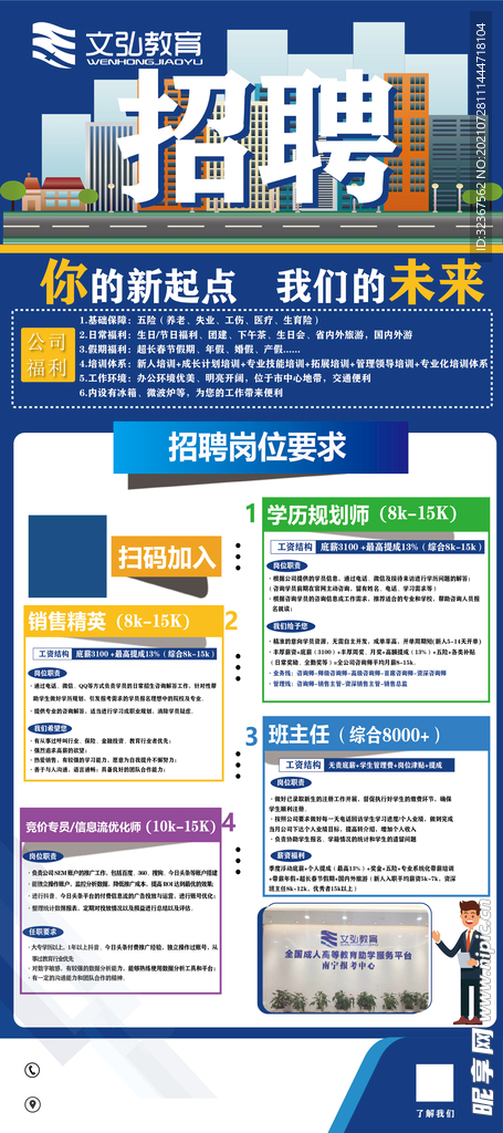 招聘展架