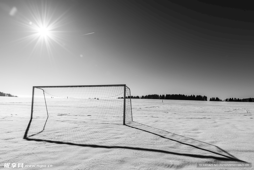 冬天足球场 