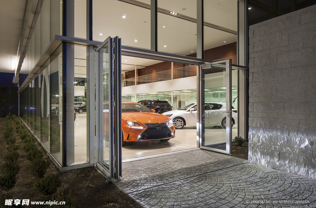 折叠门 银色