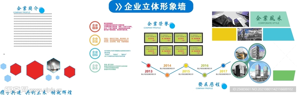 企业文化展板 公司简介