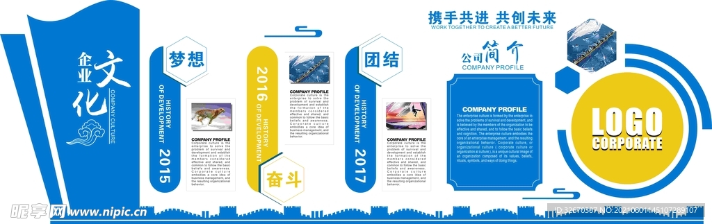 企业文化展板 公司简介