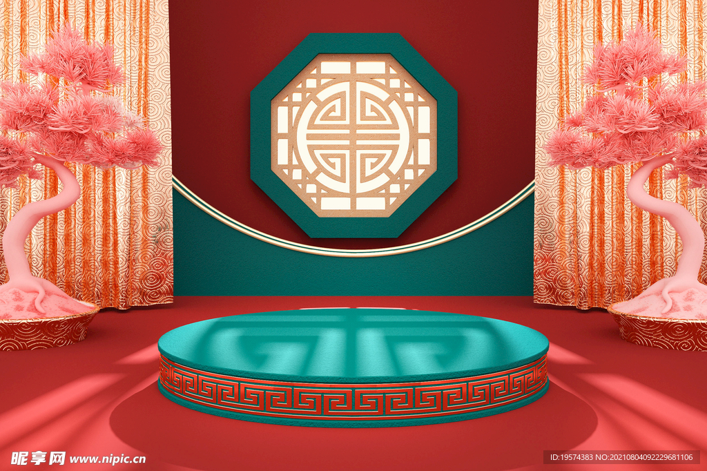 c4d模型格式psd格式中国风