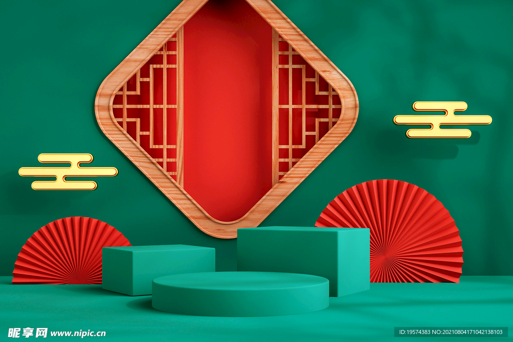 c4d模型格式psd格式中国风