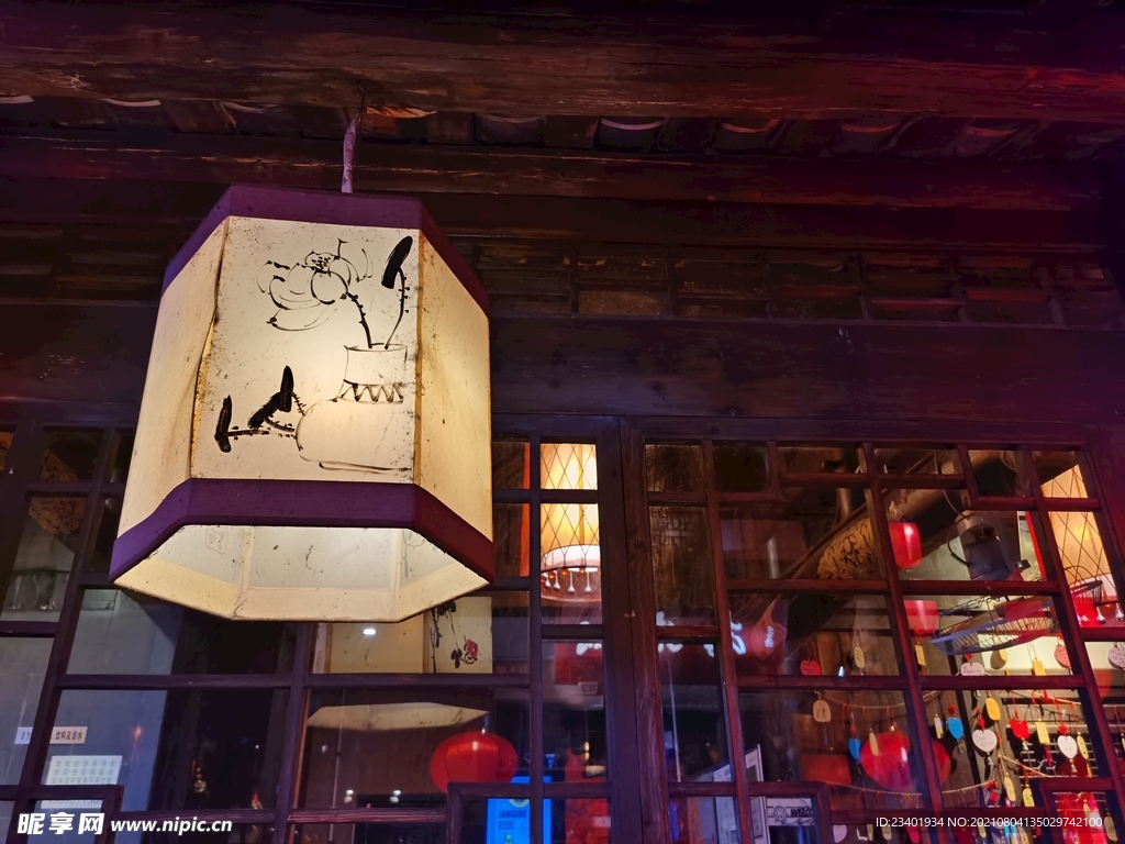 复古素雅装饰中式宫灯灯笼