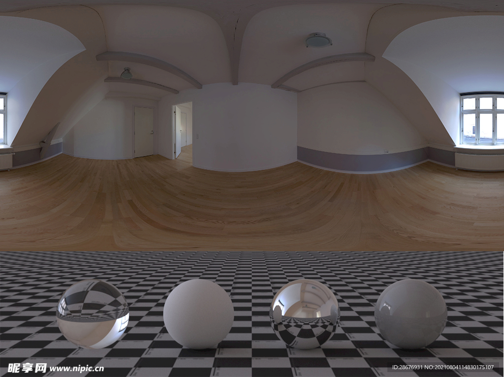 C4D室内环境HDR贴图