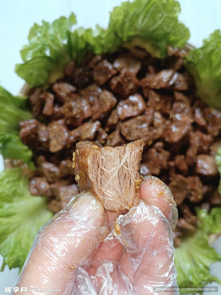 素牛肉