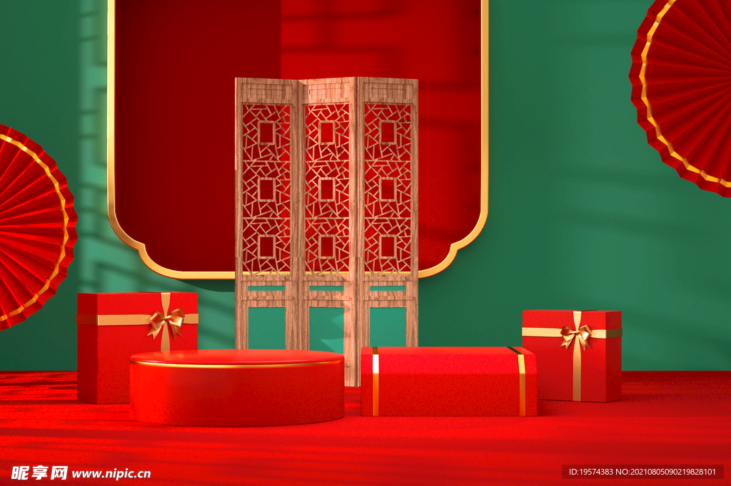 c4d模型格式psd格式中国风