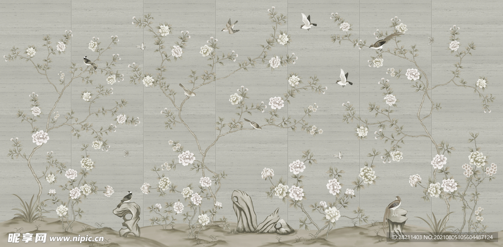 装饰画 花鸟画 新中式 山水 